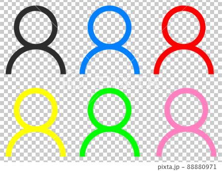 代表上身數字的多個圖標 88880971