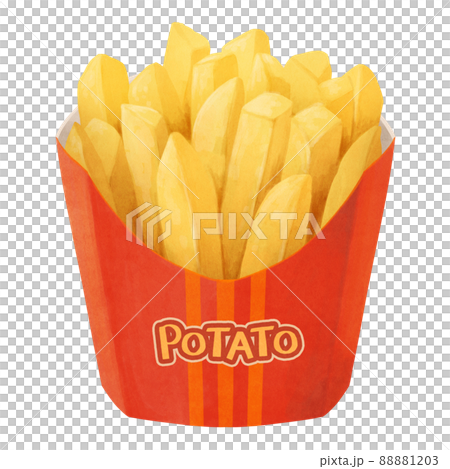 French fries thick 88881203