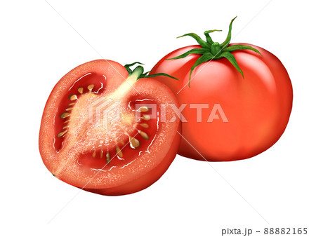 トマト 断面 ホール 野菜 トマト 断面 ホール 野菜 88882165