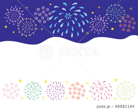 打上花火の背景イラスト 88882184