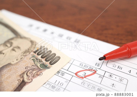 医療費の自己負担割合3割 医療費の自己負担割合3割 88883001