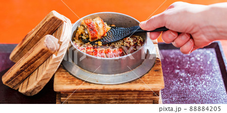 ひつまぶし うなぎ 【 名古屋 グルメ の イメージ 】 ひつまぶし うなぎ 【 名古屋 グルメ の イメージ 】 88884205