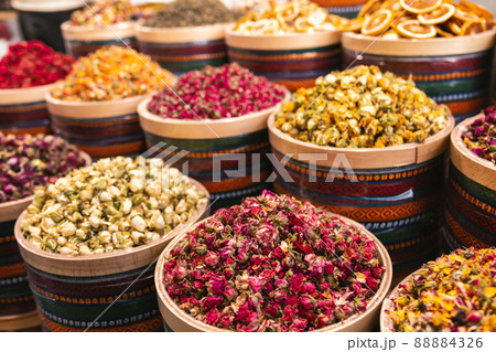 Turkish floral fruit tea for sale in Istanbul Turkey 88884326