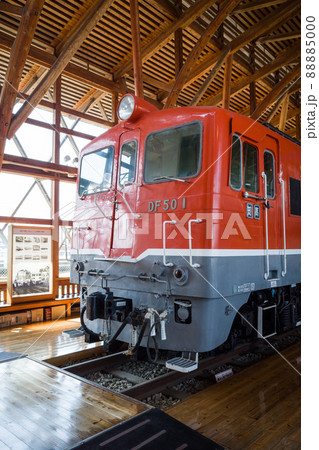 四国鉄道文化館のDF50形ディーゼル機関車 88885000