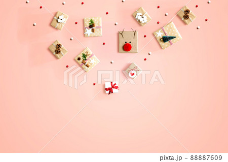 Collection of Christmas gift boxes Collection of Christmas gift boxes 88887609