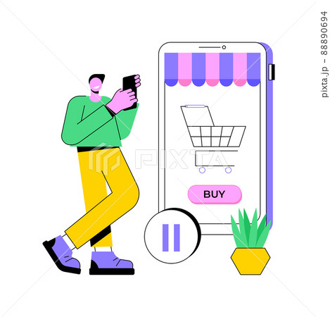 Order on hold abstract concept vector illustration. Order status details, e-commerce website, booking processing, purchase on hold, payment in process, cancellation required abstract metaphor. 88890694