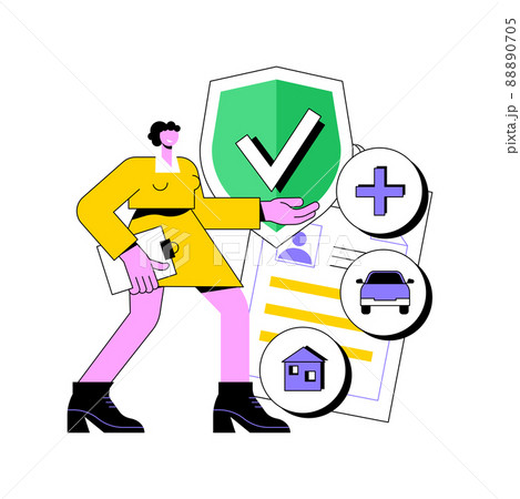 On-demand insurance abstract concept vector illustration. Online insurance policy, affordable personalized service, flexible price and term coverage, by-the-mile car insurance abstract metaphor. On-demand insurance abstract concept vector illustration. Online insurance policy, affordable personalized service, flexible price and term coverage, by-the-mile car insurance abstract metaphor. 88890705
