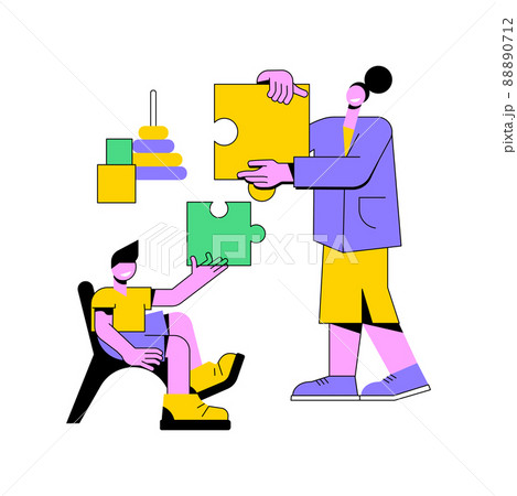 Social-emotional development abstract concept vector illustration. Preschool training, social skill development in early childhood, emotional management, kids training activity abstract metaphor. Social-emotional development abstract concept vector illustration. Preschool training, social skill development in early childhood, emotional management, kids training activity abstract metaphor. 88890712