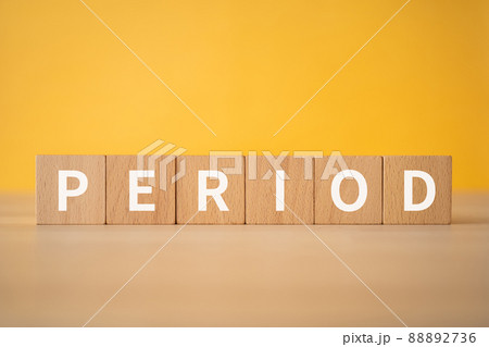 期間・ピリオドのイメージ|「PERIOD」と書かれた積み木 期間・ピリオドのイメージ|「PERIOD」と書かれた積み木 88892736