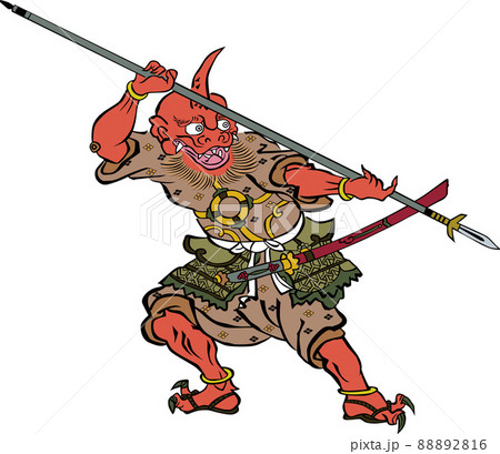 Ukiyo-e Oni Part 28 - Stock Illustration [88892816] - PIXTA