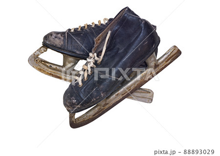 Winter sport skates isolated on white.. 88893029