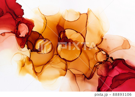 アルコールインクアート　テクスチャ　背景 アブストラクト 抽象画 88893106