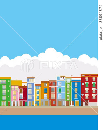 ビジャホヨーサ　villajoyosa　スペイン　spain　入道雲 88894374