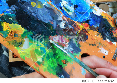 油絵の画材 油絵の画材 88894892