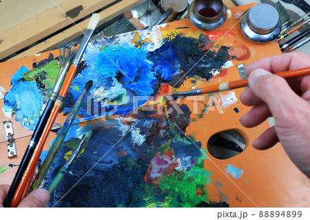 油絵の画材 油絵の画材 88894899