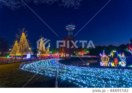 岐阜県海津市 木曽三川公園センター イルミネーションイベントの冬の光物語 岐阜県海津市 木曽三川公園センター イルミネーションイベントの冬の光物語 88895582