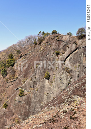 岩殿山の稚児落とし(山梨県大月市) 88898242
