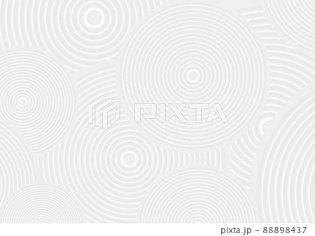 Grey white smooth circles abstract tech background 88898437