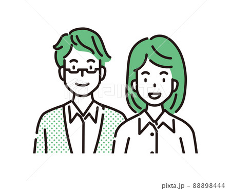 夫婦　人　アイコン 88898444