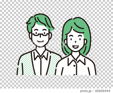 夫婦　人　アイコン 88898444