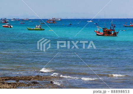 tropical beach and blue sky tropical beach and blue sky 88898653