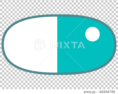 Illustration material of capsule lock 88898786