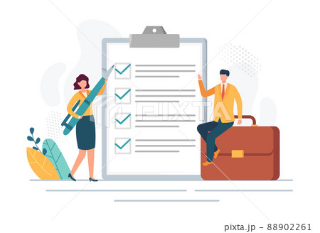 Business plan check list, management and organization 88902261