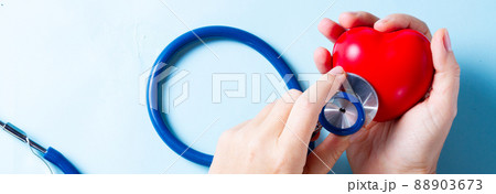 Healthcare concept on blue Healthcare concept on blue 88903673