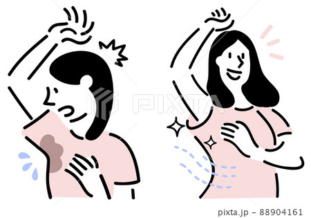 脇汗の悩みと解決女性セット 脇汗の悩みと解決女性セット 88904161