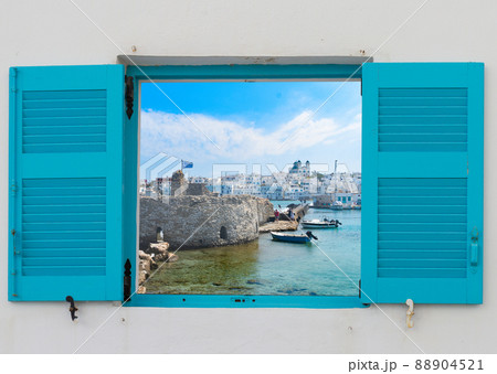 Old fortress in Naoussa, Paros island Old fortress in Naoussa, Paros island 88904521