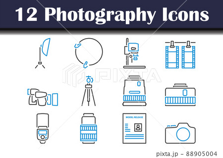 Photography Icon Set 88905004