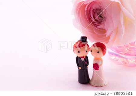 結婚　報告　婚約　転居　シンプル　ふたり 88905231