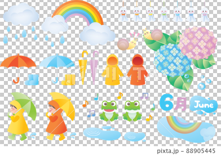 六月雨季插畫集 88905445