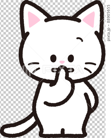 一隻鼓勵你保持安靜的貓 88905655