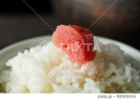 日本食イメージ　たらこごはん　ご飯のお供 88906041