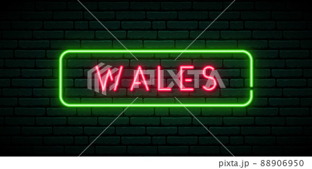 Wales neon sign. 88906950