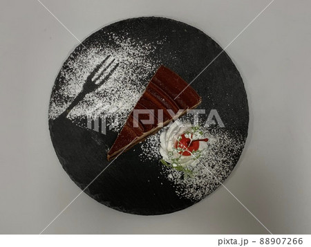 ショコラケーキ　真上 88907266