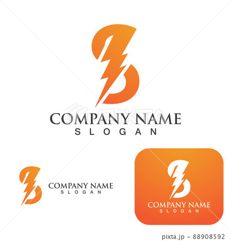 Thunderbolt logo and symbol vector Thunderbolt logo and symbol vector 88908592