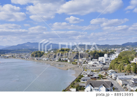 大分県杵築市　杵築城からの眺望（西側） 88913695