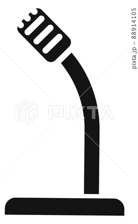 Public speech mic icon. Audio device symbol Public speech mic icon. Audio device symbol 88914105