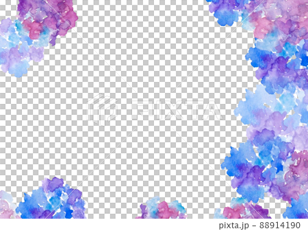 七彩繡球花框 88914190