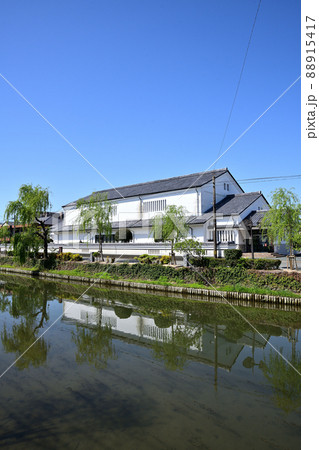 柳川市 掘割りのある風景 柳川古文書館 柳川市 掘割りのある風景 柳川古文書館 88915417