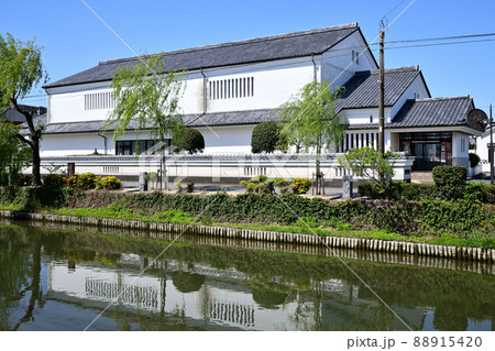 柳川市 掘割りのある風景 柳川古文書館 柳川市 掘割りのある風景 柳川古文書館 88915420