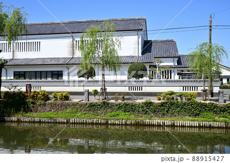 柳川市　掘割りのある風景　柳川古文書館 88915427