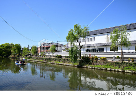 柳川市　掘割りのある風景　柳川古文書館 88915430