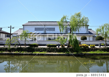 柳川市 掘割りのある風景 柳川古文書館 柳川市 掘割りのある風景 柳川古文書館 88915431
