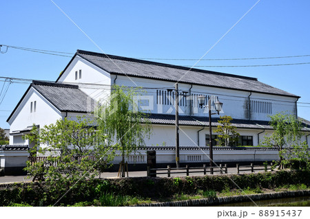 柳川市 掘割りのある風景 柳川古文書館 柳川市 掘割りのある風景 柳川古文書館 88915437