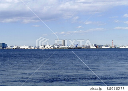 横浜港（よこはまこう）神奈川県横浜市の東京湾岸　国際戦略港湾・京浜港（ハブ港） 88916273
