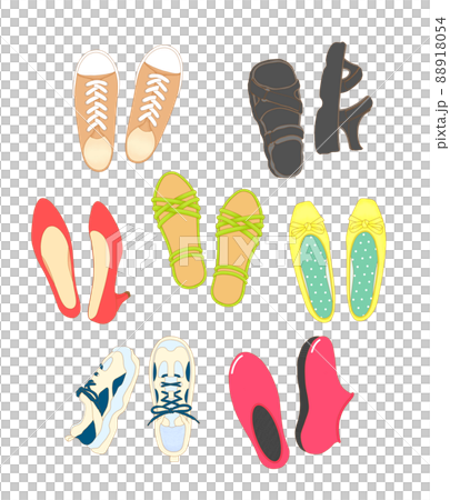 女鞋的插圖集 88918054