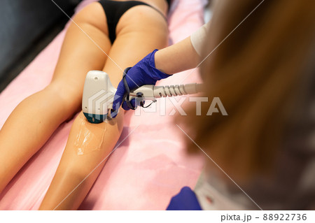Laser depilation leg hair removal therapy Laser depilation leg hair removal therapy 88922736